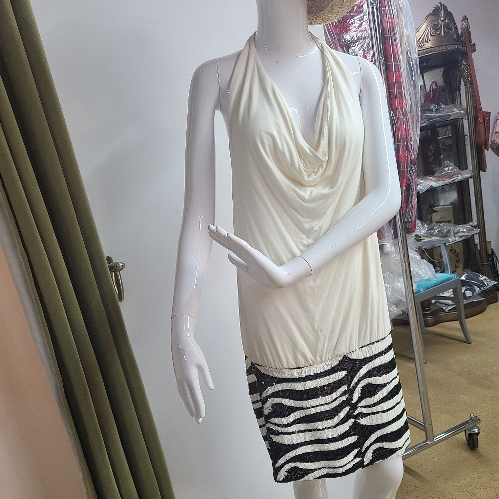 NWT Bebe Halter Dress